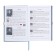 Dated 2025 diary, A5, 176 Escalada sheets, soft cover cover, pancake embossing, liesse, block 70 g/m2, blue