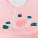 Blory for feeding "Swan" silicone with pocket, pink color