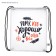 New Year. Bag for sweets 290 x 340 mm, "because it behaved well" (soft polyester density 210d)