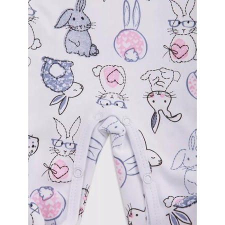 Sliders with buttons for the diapers of the tops "My bunny", height 68 cm-2