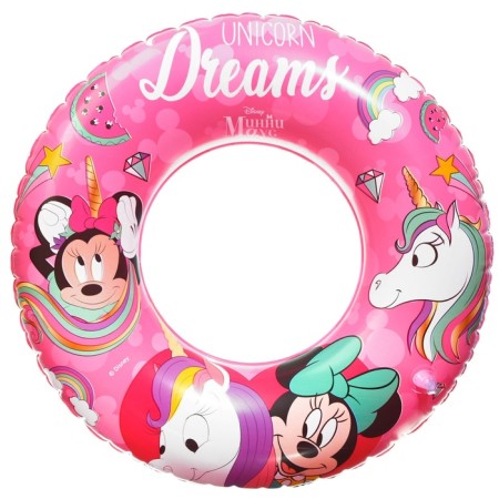 Circle of inflatable "Minnie Mouse", for swimming 55 cm., Children's, pink color