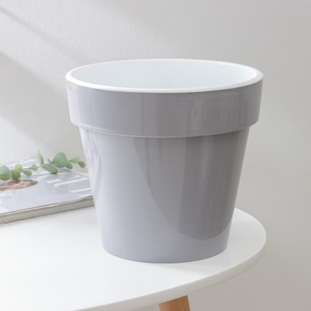 Kashpo for flowers with an insert "Porto", 3.5 l, color gray color