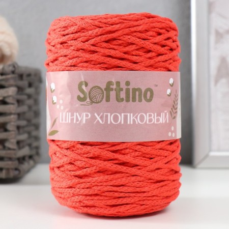 Knitting cord without core 70% cotton, 30% polyester width 3mm 100m/160 ± 10g (136)-3