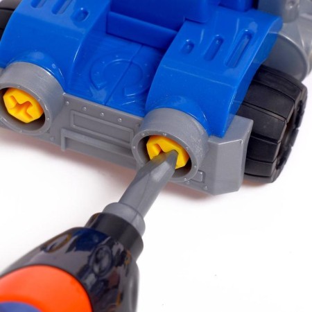 Design machine "Mega Robot", 3 in 1, with a light screwdriver, works from batteries-2