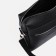 Male bag over the shoulder, Textura, artificial leather, black color