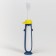 Children's toothbrush, nylon, with a limiter on a suction “Penguinchik”