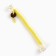 Toy for cats. Matatabi toys set and tangle, yellow color