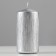 Candle - cylinder "Vintage", 5x10 cm, silver