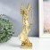 Souvenir Polystone "Goddess Femis with wings - justice" Cream with gold 6x11x25 cm