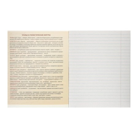 A set of subject notebooks 48 sheets "3D", 10 items, with reference material, covered cardboard, block No. 2, whiteness 75% (gray sheets)-24