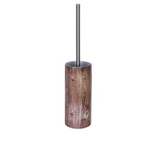 Wood toilet wrap for Woody toilet, beige/brown color