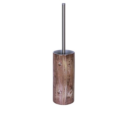 Wood toilet wrap for Woody toilet, beige/brown color