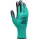 Workers' gloves, knitting class 13, with nitrilum pound, polyester, size 9, Palisad