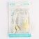 Children's nasal aspirator, with a diverted pipe, the color is light yellow