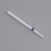 Ceramic milling cutter for a “thin” manicure, medium cut, D 2 × 8 mm, in a plastic case, white color