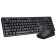 Keyboard + Mouse A4Tech 3330N CLAV: Black Mouse: Black USB Wireless Multimedia