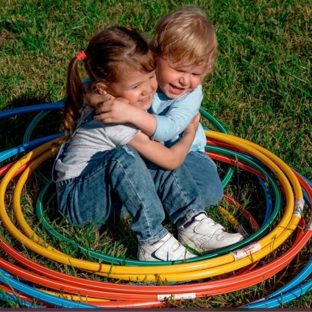 Hoop diameter 80 cm, yellow color-7