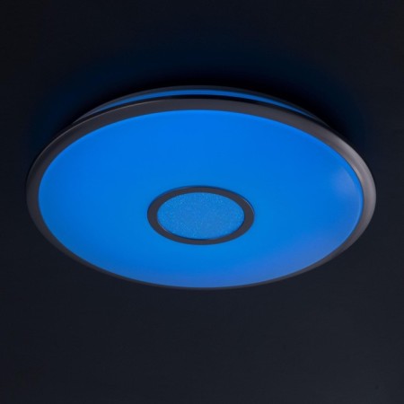 Lamp Citilux "Starlight" CL703A61G, 51.5x51.5x7.5 cm, 1x65W, LED, Gray Color.-21