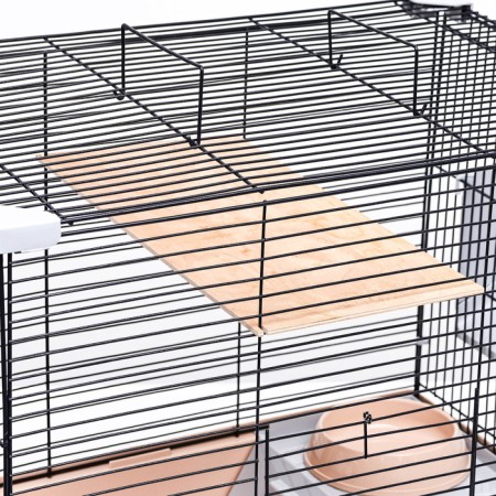 Cage for chinchilla "Pijon" No. 19, collapsible, 58 x 40 x 49, beige-5