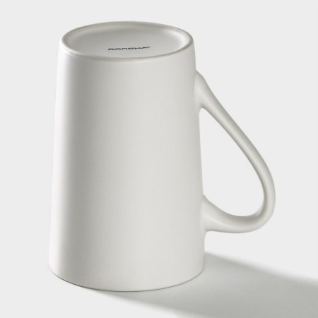Porcelain share mug "Umbrella for two", 380 ml, white color-2