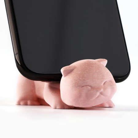 Stead under the phone "Kitik", pink, 6.5 x 5 cm.-1