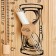 The thermometer for a bath with sand clock is 15 minutes "House", wooden, 28 x 14 cm, Dobroparov