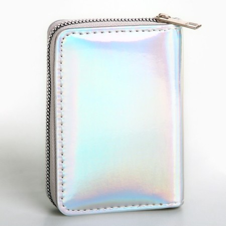Children's wallet with a holographic effect "Fairytale Fox", 12*2*9.5cm-3