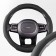 Leather braid, m gray Skyway, embossed, perf., S01102039