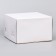 Box for cake, white, 30 x 30 x 19 cm