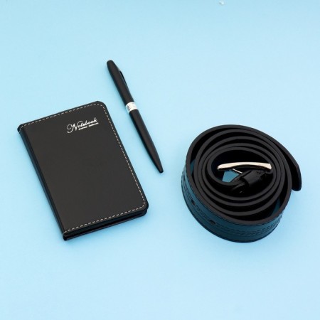 Gift set 3v1 (pen, belt, notebook), mix-1