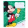 Notebook in a ruler of 12 sheets, 5 types of mix, cover coated paper, Mickey Mouse