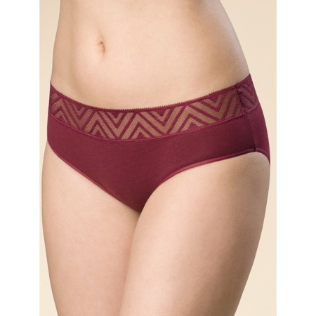 Female cowards, size 44, burgundy color