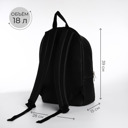 City textura backpack, black color-3