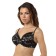 Women's bras of Lengy, size 75d, black color with silver peon