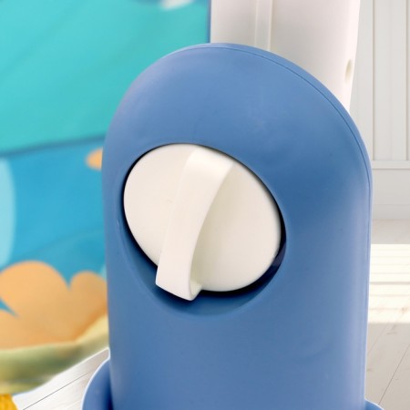 Set 2 in 1 swing and a rug "duckling", light, sound effects, blue color-15