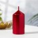 Set of candles "Column", 4 pieces, ruby ​​7x3.8 cm