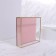 Organizer for storage "Pink RipPles", glass, 1 section, 20 × 20 × 5 cm, transparent/copper/pink color