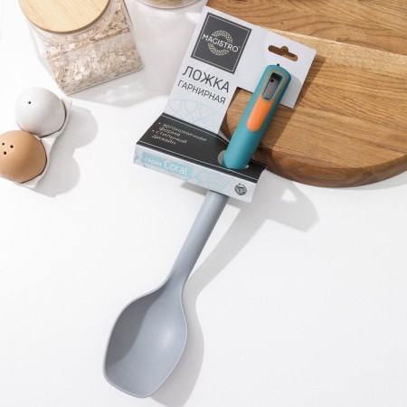 Garnish spoon Magistro Coral, 33.8 cm-3