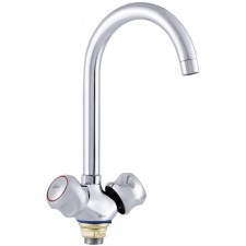 FAUZT FZS-202-39 kitchen mixer, two-wound, excess length 170 mm, chrome
