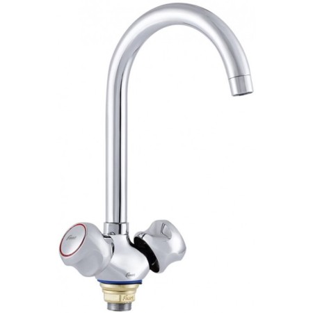 FAUZT FZS-202-39 kitchen mixer, two-wound, excess length 170 mm, chrome