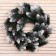 New Year's Wreath "Interior Snow White" cone silver + berry 40 cm