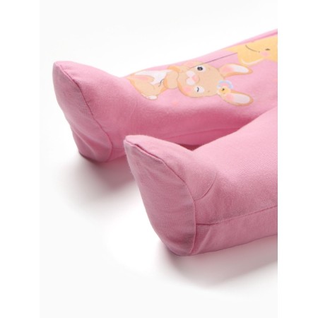 Children's sliders "bunny", pink color, height 74-1