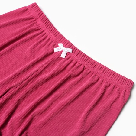 Female pajamas (top/shorts), pink color, size 52-6