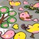 EVA sticker "Trees and birds" 79x49 cm