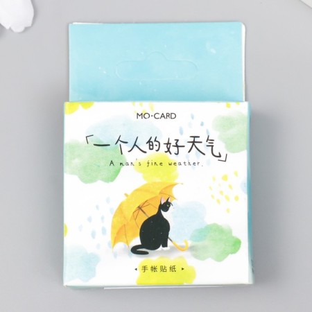 Stickers for creativity "weather" set of 46 pcs 4.4x4.4x1.1 cm-3