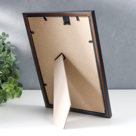 Photo frame plastic 15x21 cm black (589)-3