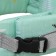 Reins for children No. 1, mint stars, turquoise color