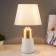 Virsavia table lamp E14 40W white-gold 22x22x39 cm Risalux