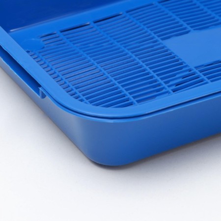 Medium toilet with a mesh of 36 x 26 x 6.5 cm, blue/blueberry-3