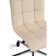 Computer chair ATV metal/eco -leather, chrome/beige 42x57x86 cm